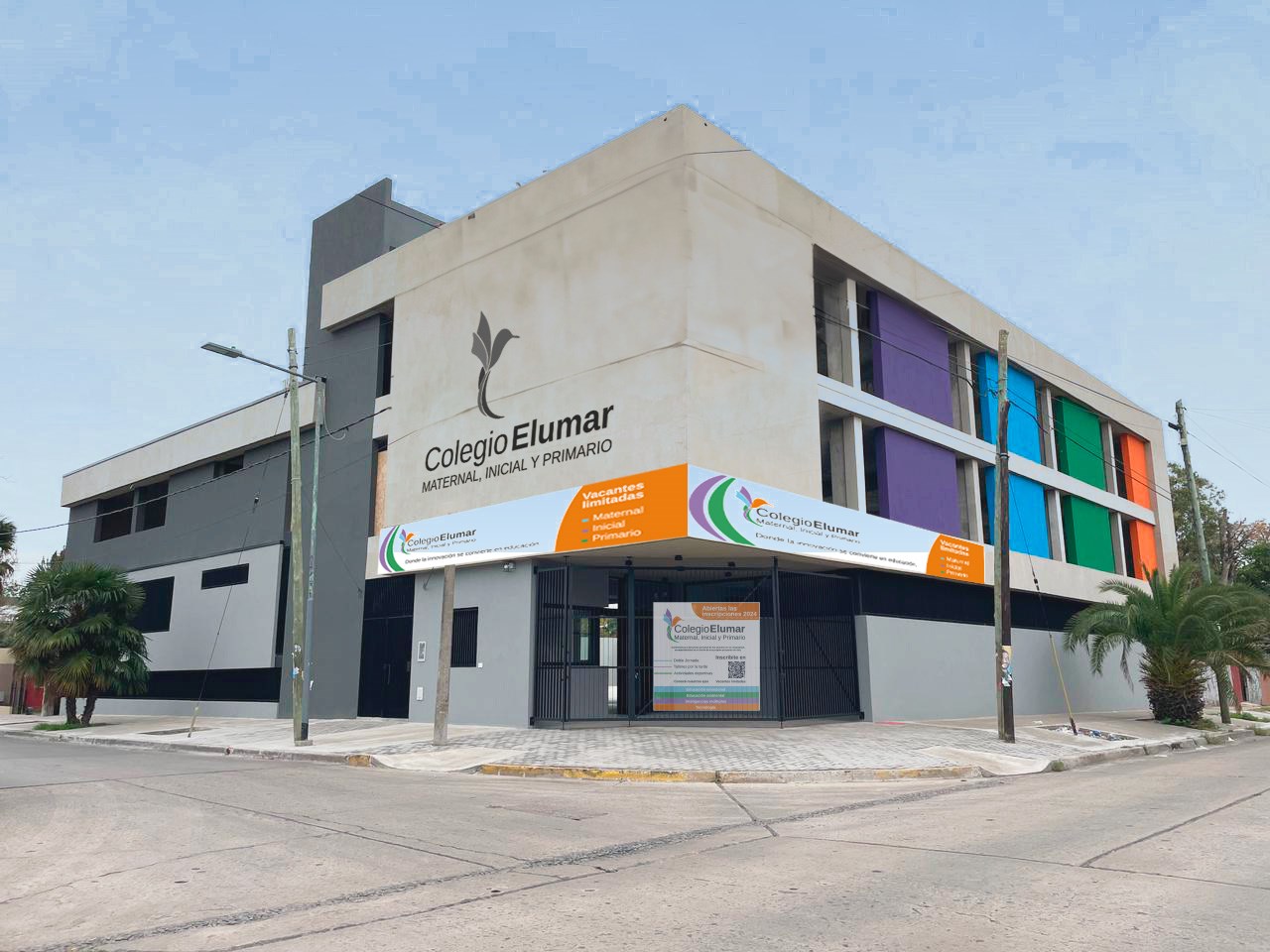 Fachada del Colegio Elumar