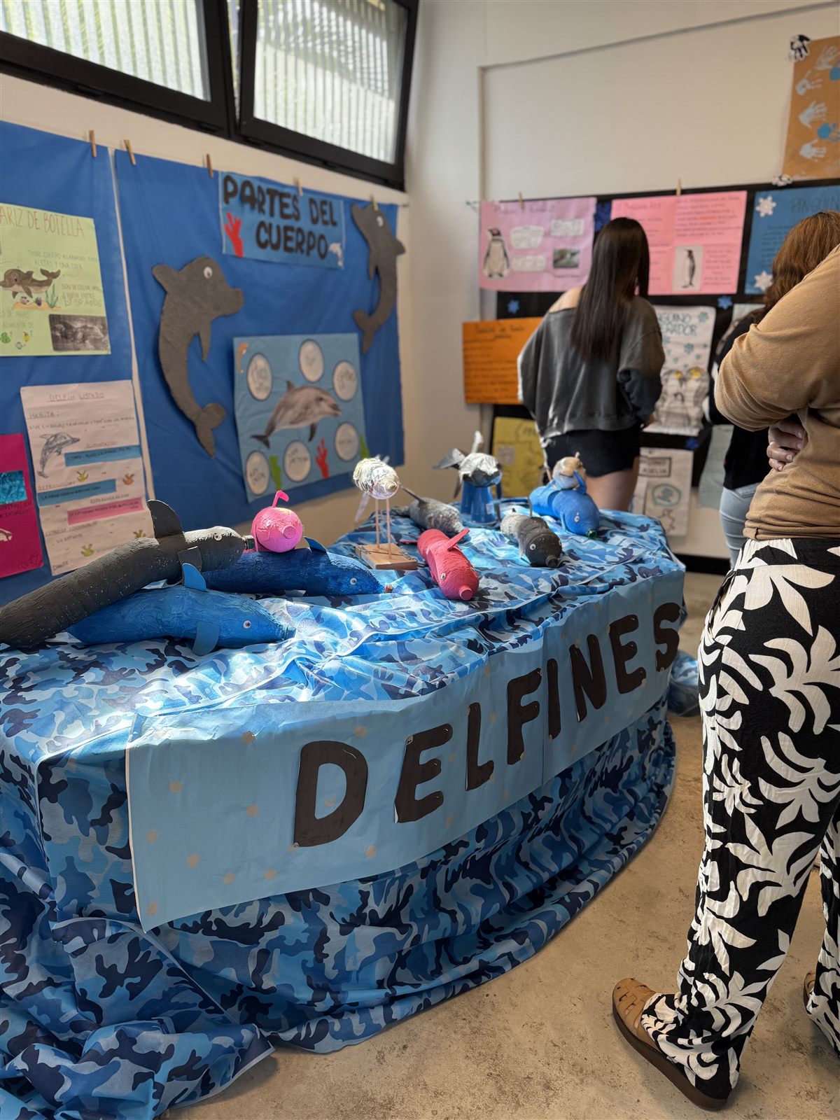 Stand de investigación sobre abejas